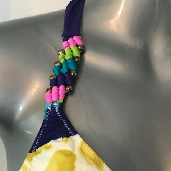 Tankini Top only ABS by Allen Schwartz Swimwear Multicoloured Size 6 - Picture 5 of 12